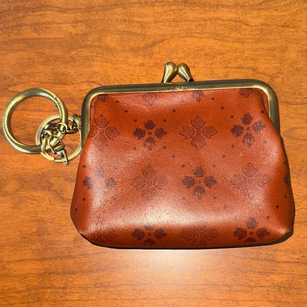 Patricia Nash Leather Coin Purse & Key Ring